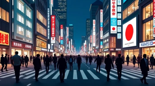 folie nocturne de Shibuya à Tokyo